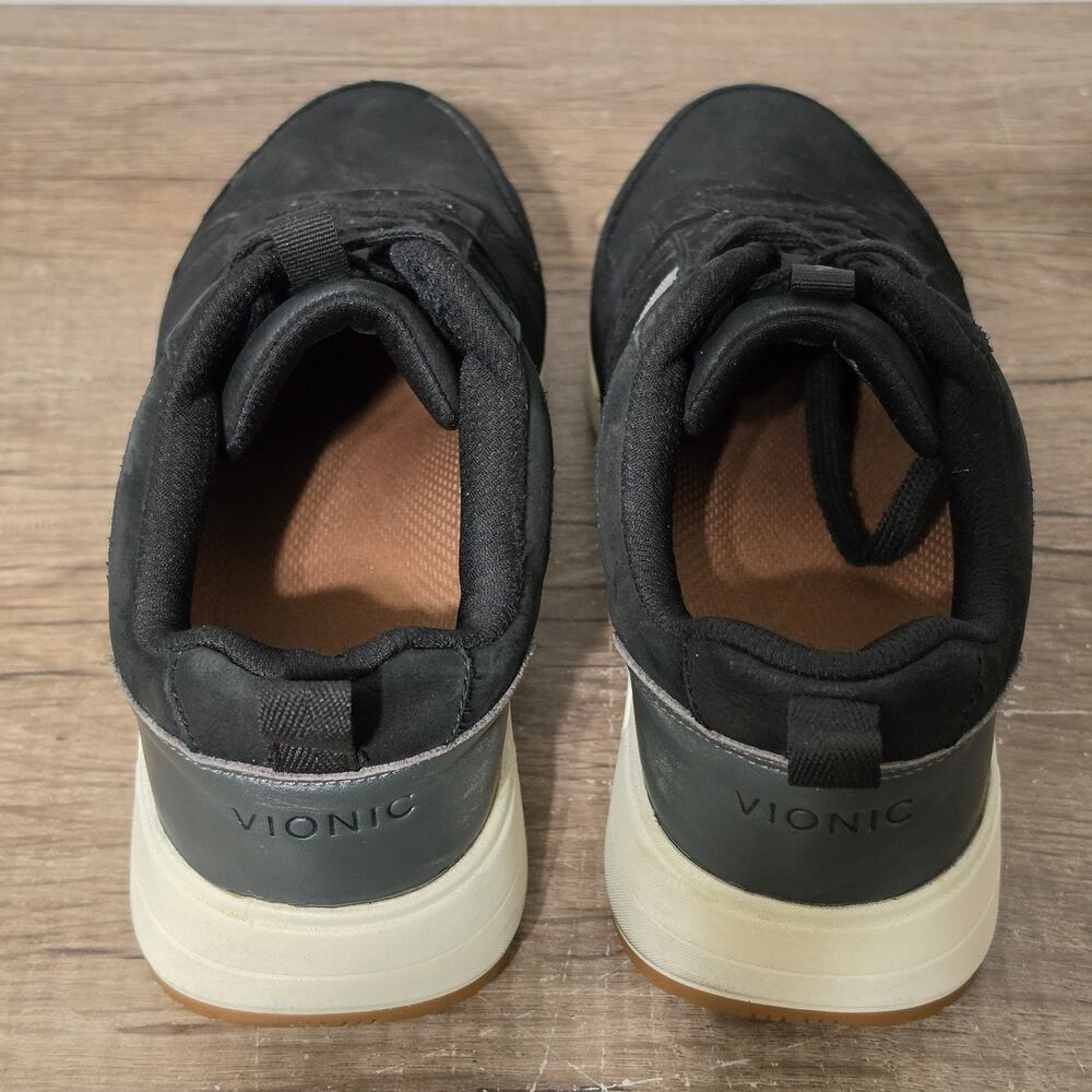Vionic Rechelle Women's Nubuck Casual Comfort Shoes Sneakers Size 10 Black - Picture 8 of 8